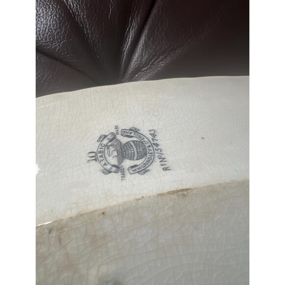 W.H Grindley 1891-1914 Arabic ironstone platter floral pattern 14 1/2 x 10 1/2 - Picture 4 of 6